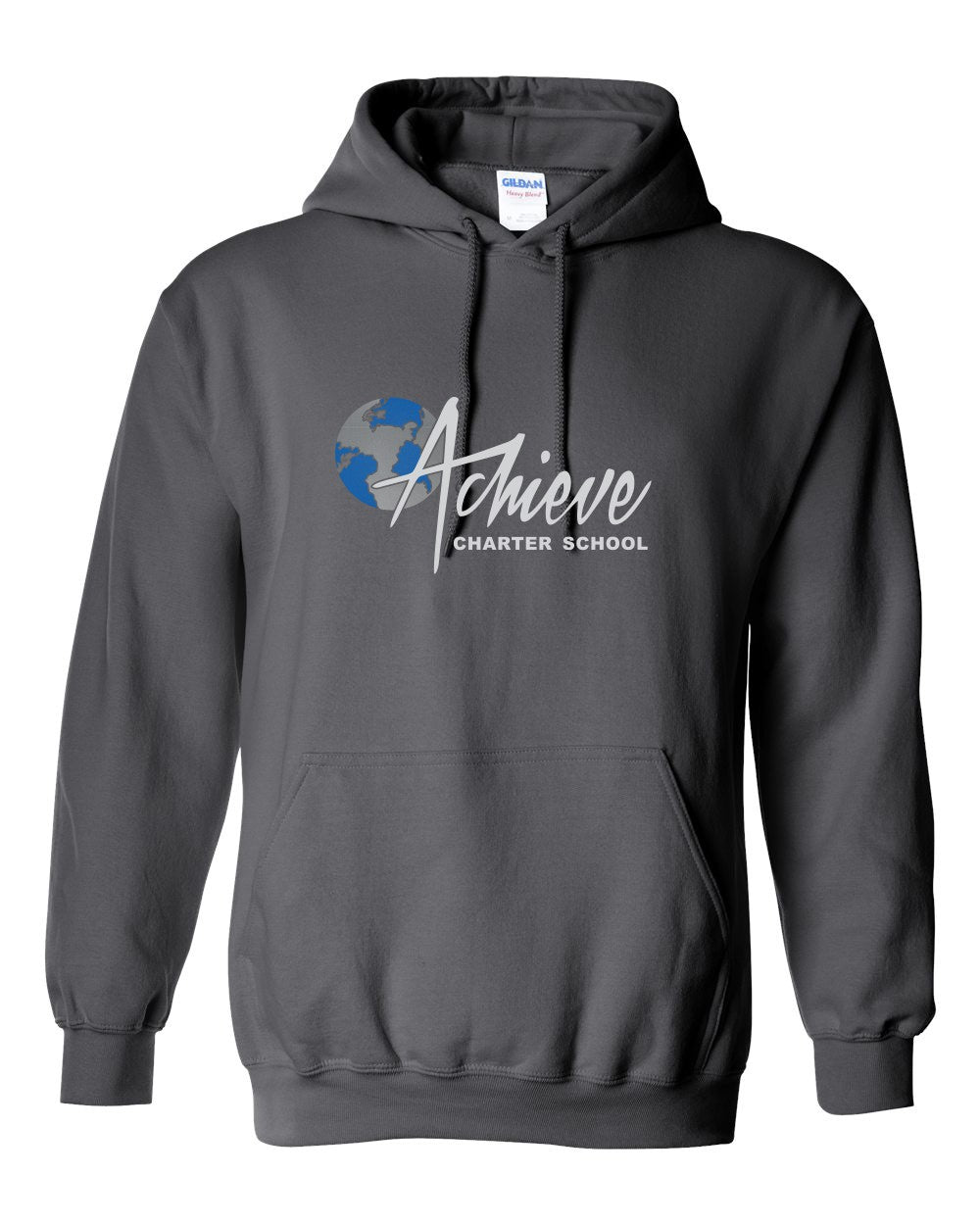 ADULT GRAY Pullover Hooded Sweatshirt