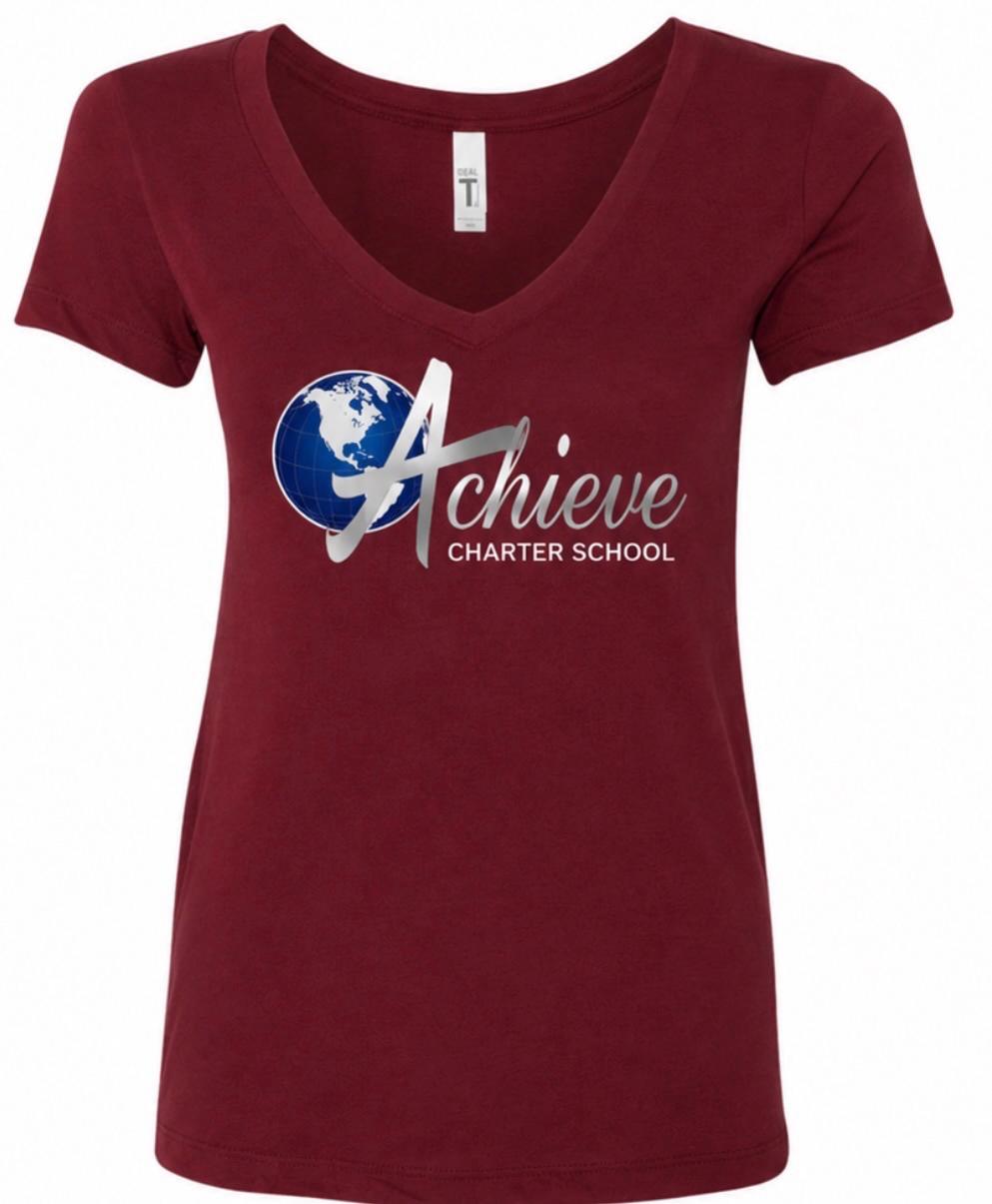 ADULT Bella Women's Relaxed Jersey V-Neck Tee
