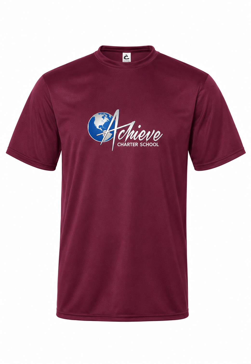 ADULT AND YOUTH Maroon Moisture wicking tee