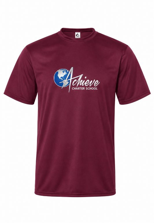 ADULT AND YOUTH Maroon Moisture Wicking Tee