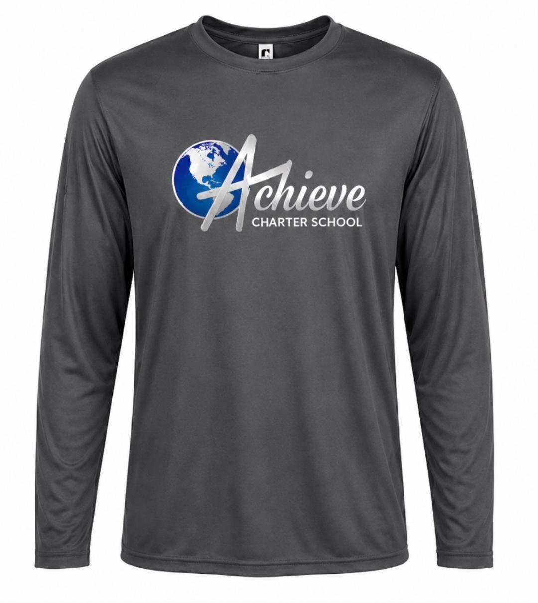 ADULT Long Sleeve Moisture Wicking Tee Graphite