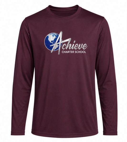 ADULT & YOUTH Gildan Maroon Long Sleeve Tee