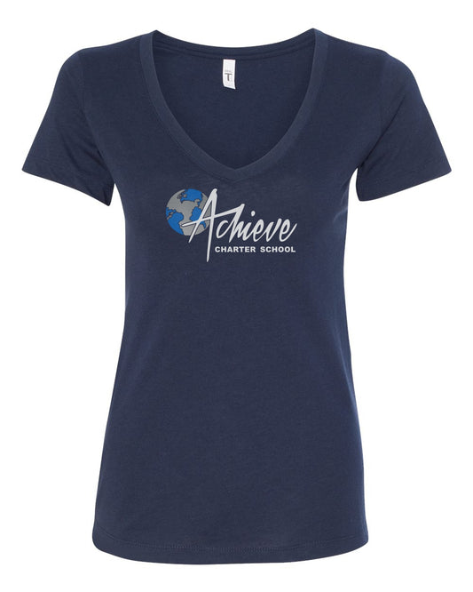 ADULT NAVY V-Neck S/S Next Level