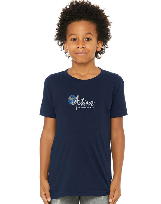 YOUTH NAVY Short Sleeve Tee (Bella)