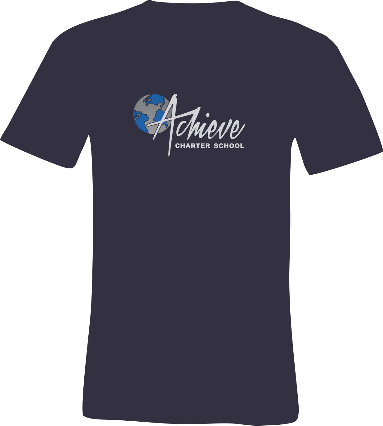 YOUTH & ADULT NAVY Short Sleeve Tee – Achieve Apparel